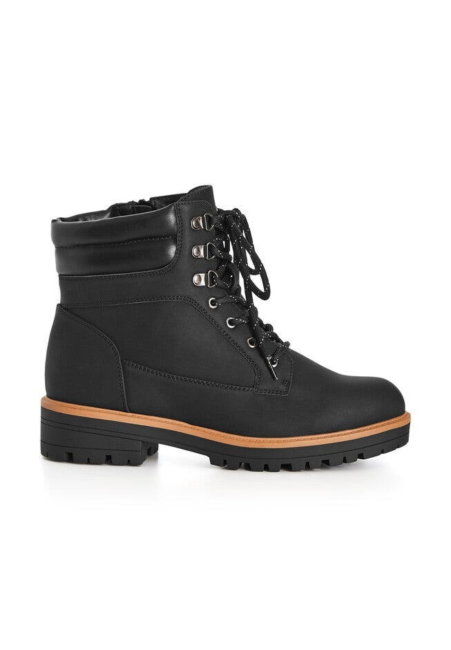 Aviva Hiker Boot, BLACK, alternate image number 4