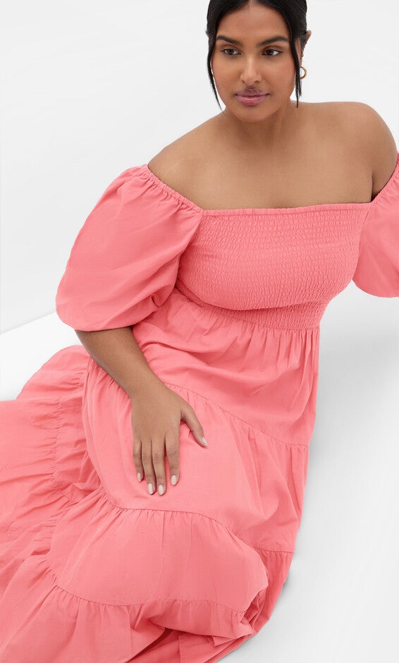 Ariella Dress - cinnamon, ORANGE, alternate image number null