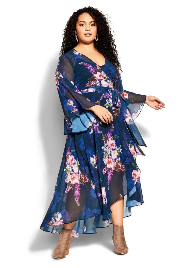 Nora Maxi Dress - navy, BLUE, hi-res image number null