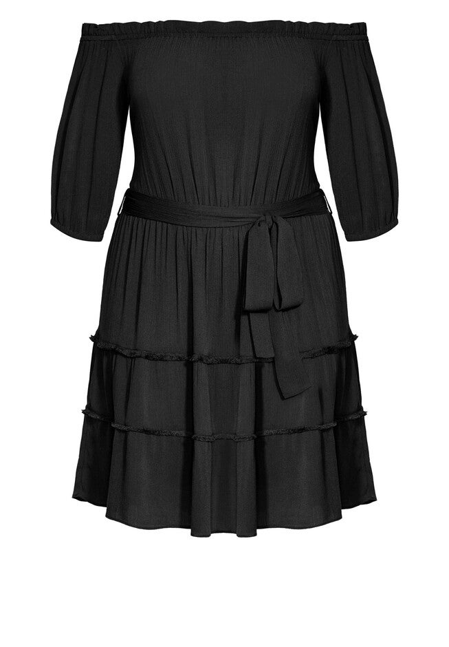 Fiesta Fringe Dress - black, BLACK, alternate image number 3