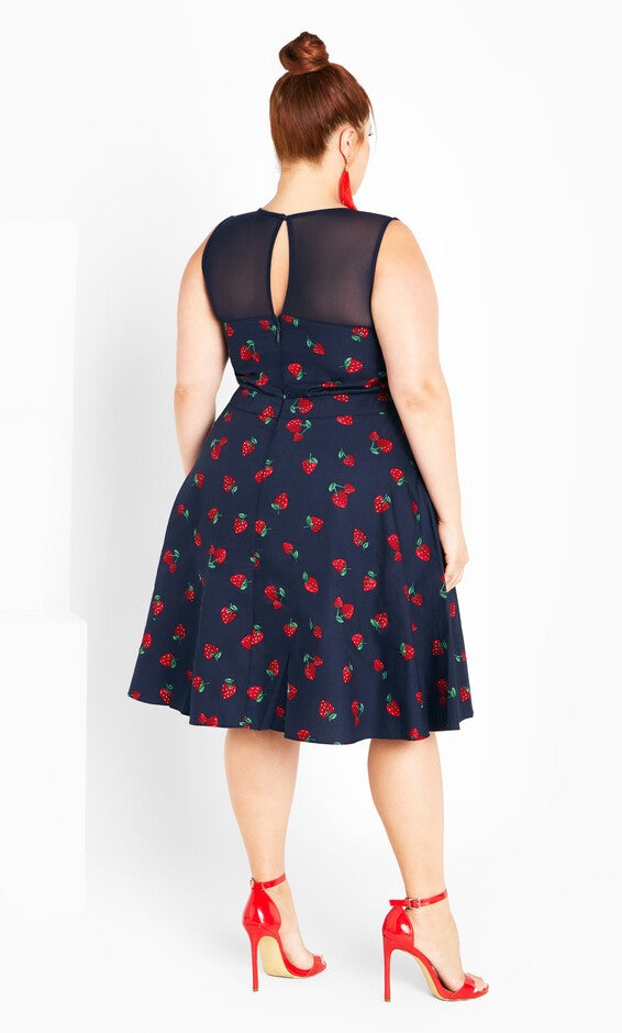 Molly Dress - navy, NAVY, alternate image number null
