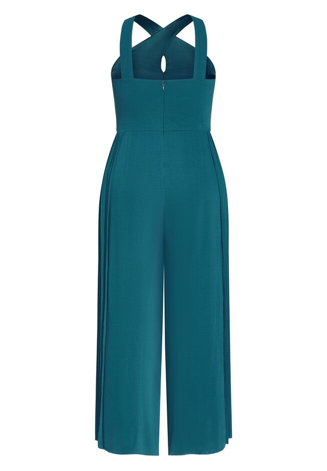 Harper Jumpsuit - teal, GREEN, alternate image number null