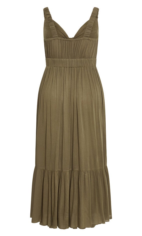 Vacay Maxi Dress - khaki, GREEN, alternate image number null