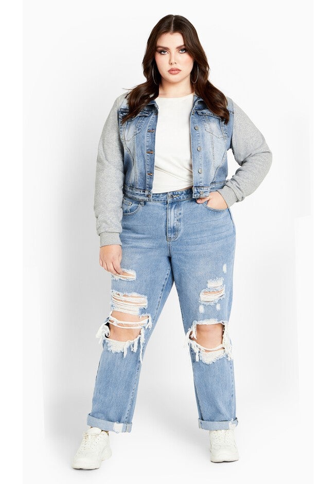 Denim Street Jacket - denim, BLUE, on-hover image number 1
