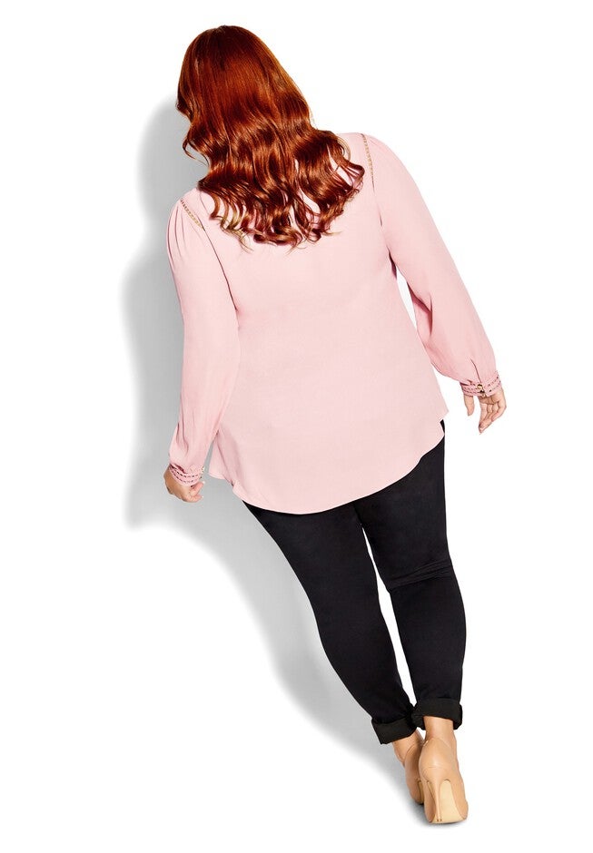 Kiss Me Quick Shirt - blush, PINK, alternate image number 2