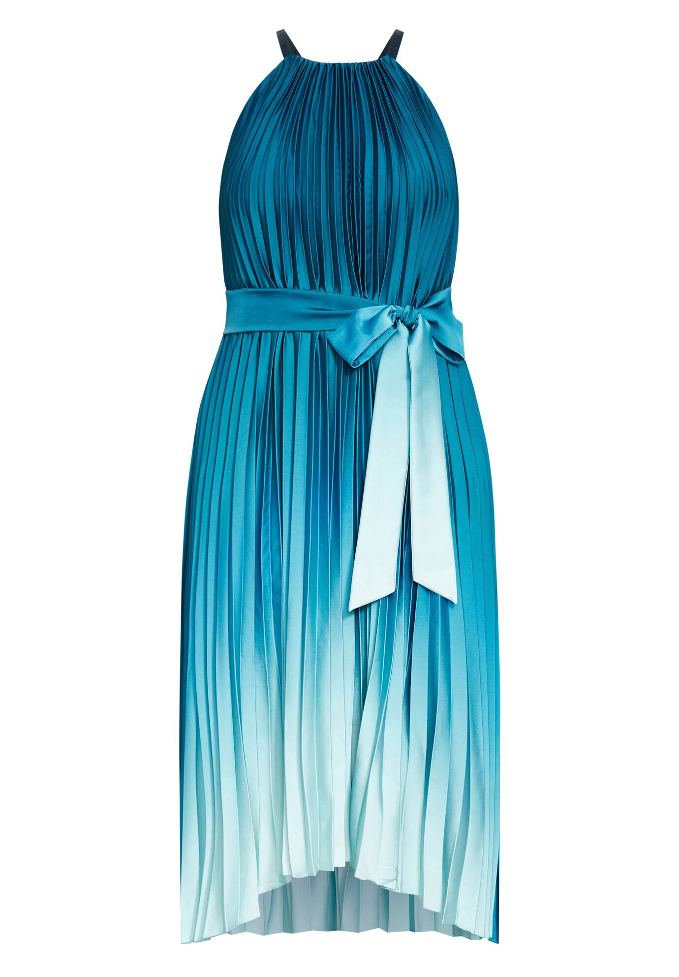 Demi Ombre Dress, TEAL OMBRE, alternate image number 3