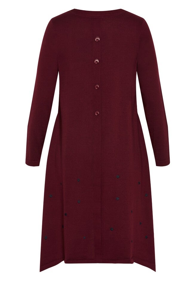Bernal Cardigan, PLUM, alternate image number null