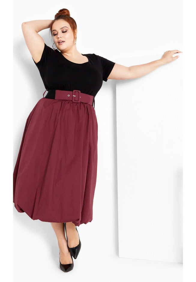 Paris Days Dress - oxblood, RED, hi-res image number 0