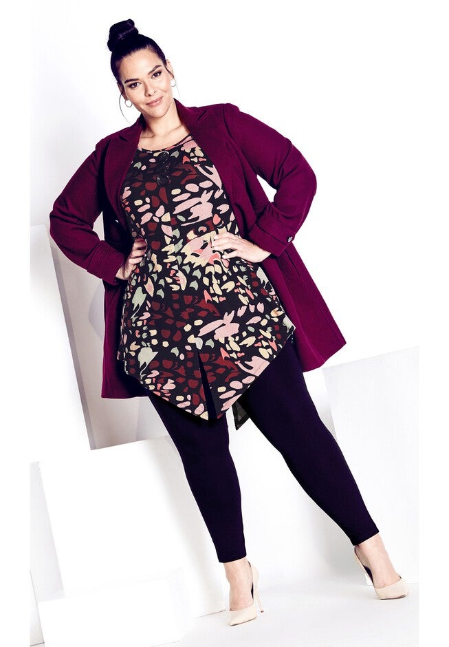 Rylee Hacci Print Tunic, BUTTERFLY EFFECT, alternate image number null