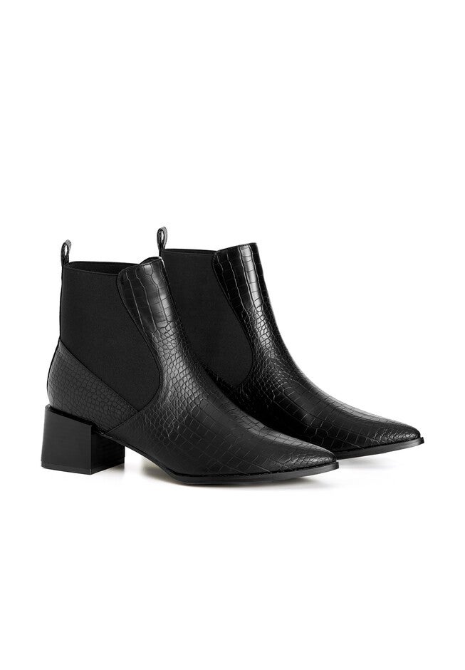 WIDE FIT Eden Ankle Boot - black, BLACK, alternate image number null