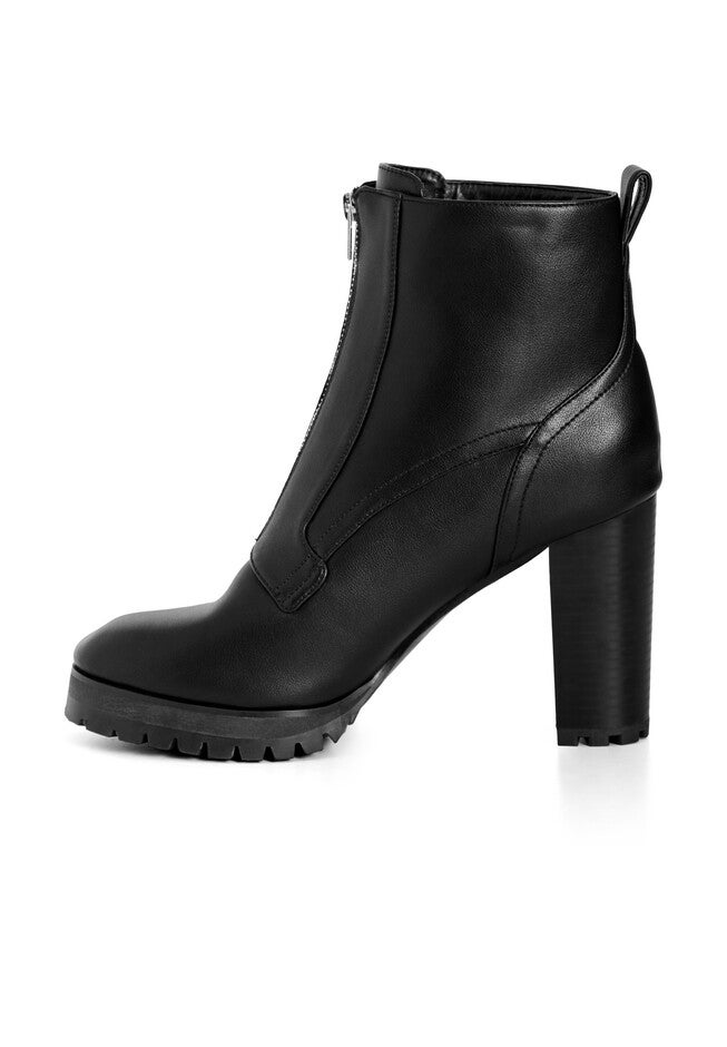 WIDE FIT Fern Ankle Boot - black, BLACK, alternate image number null