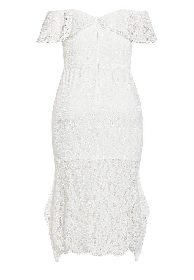 Angel Lace Dress - ivory, WHITE, alternate image number 2