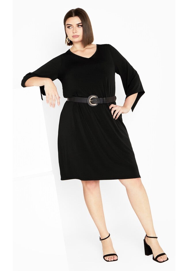 Gianna Dress, BLACK, alternate image number null