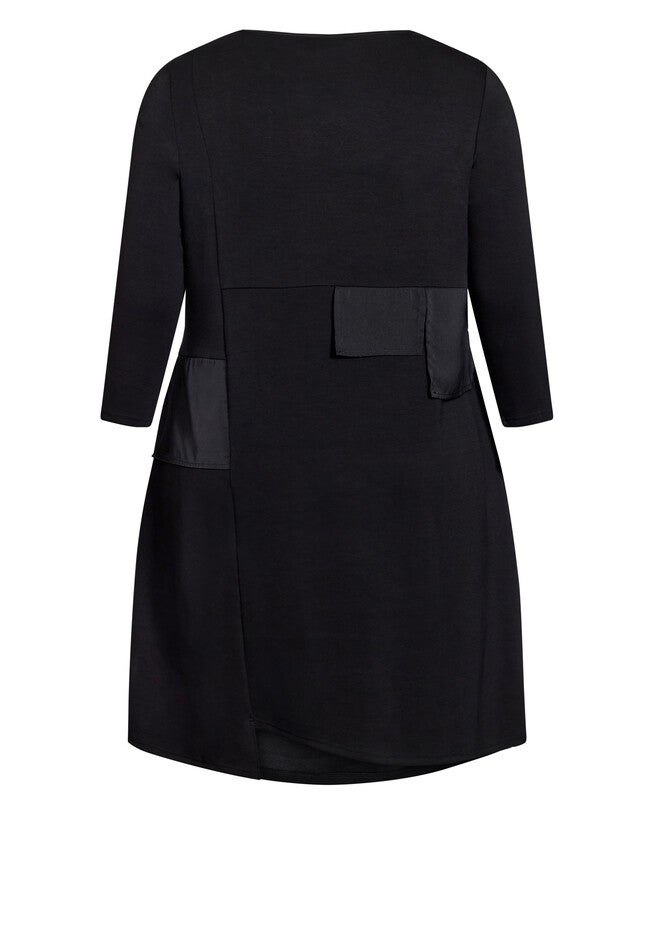 Beyond Knit Dress, BLACK, alternate image number null