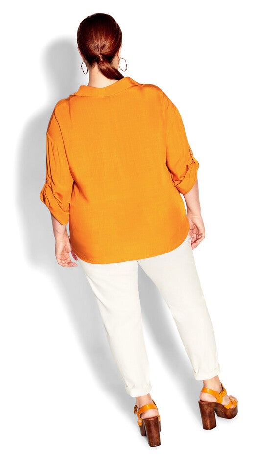 Tropical Tie Top - gold, YELLOW, alternate image number null