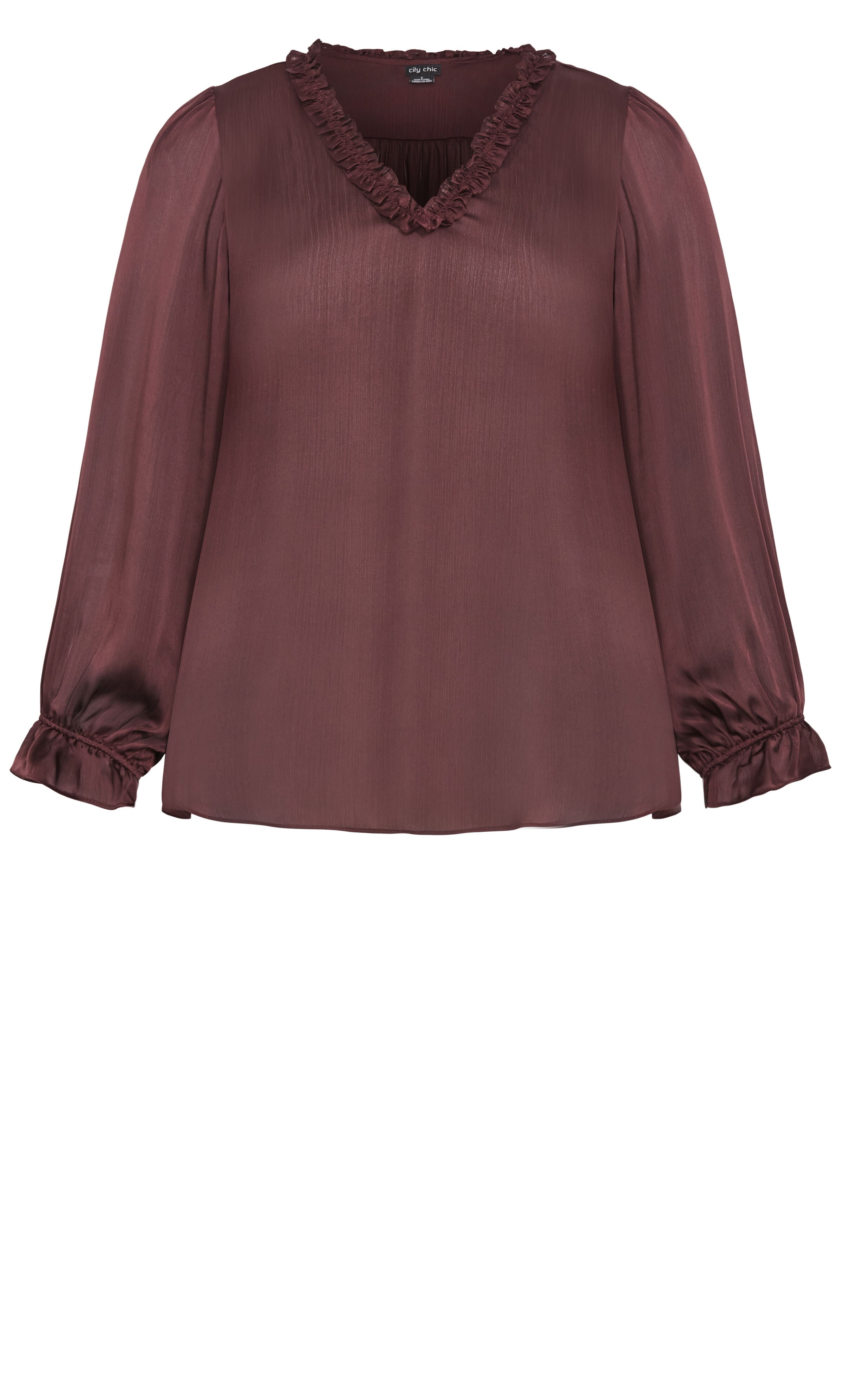 Maia Top - spiced plum, PURPLE, alternate image number 4