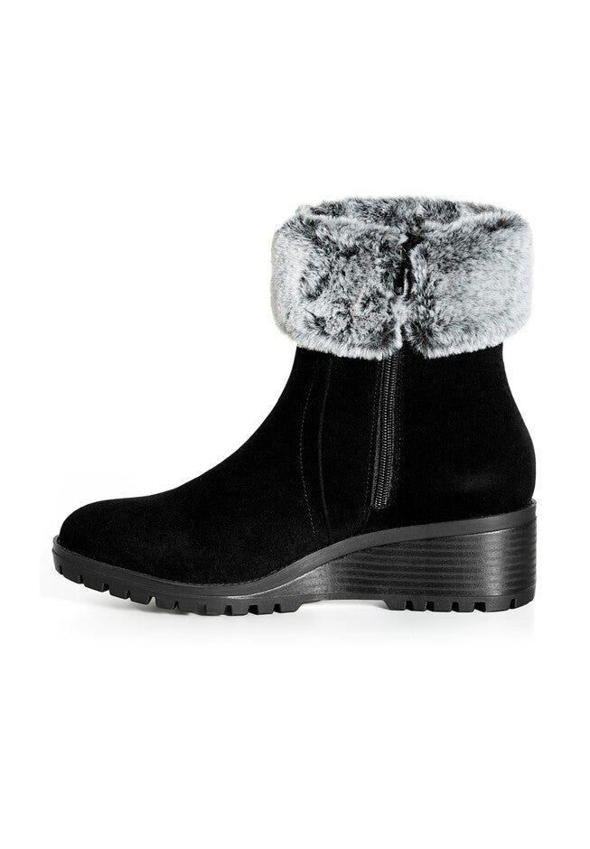 Callie Ankle Wedge, BLACK, alternate image number null