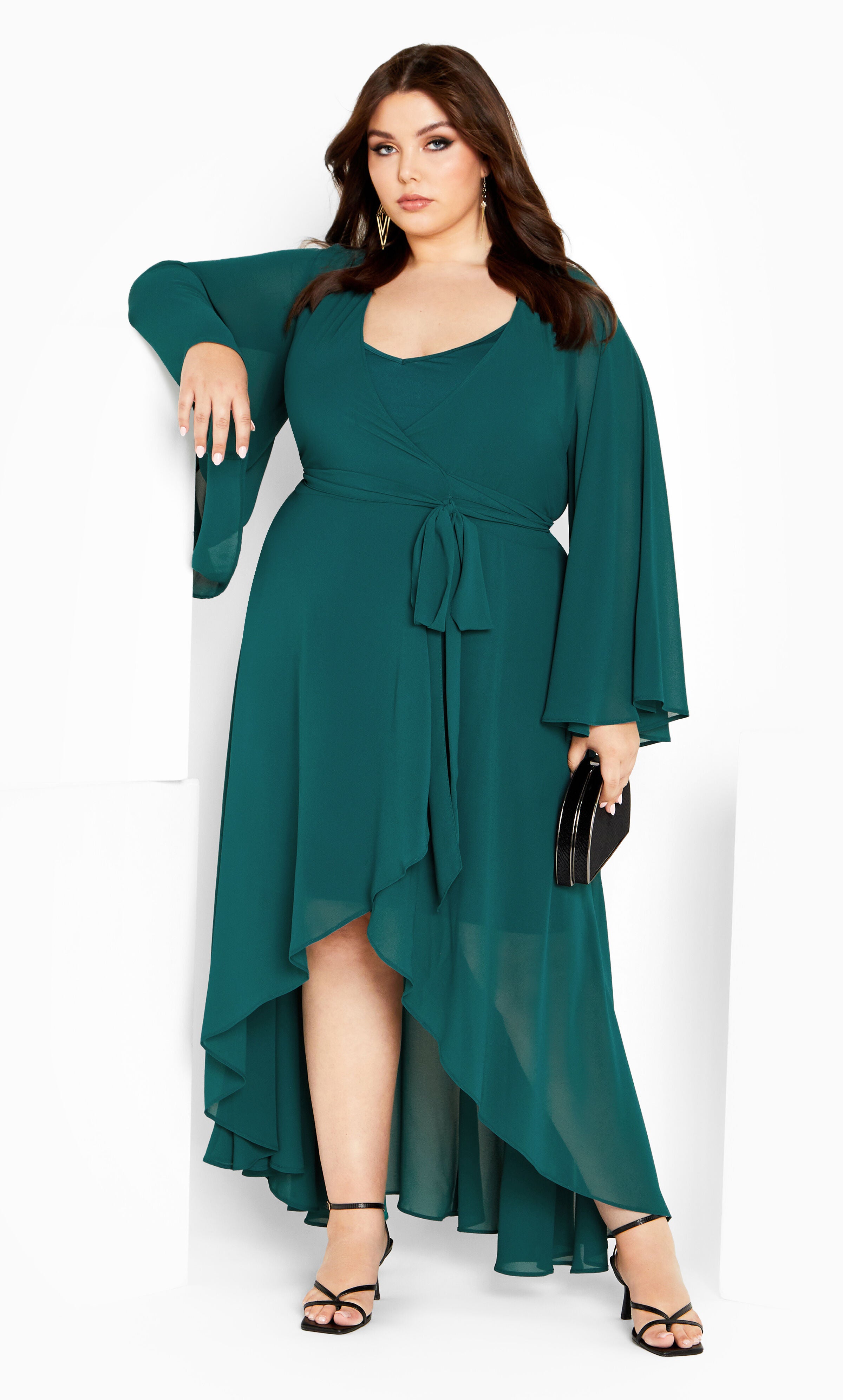 Fleetwood Maxi Dress, GREEN, hi-res image number 0