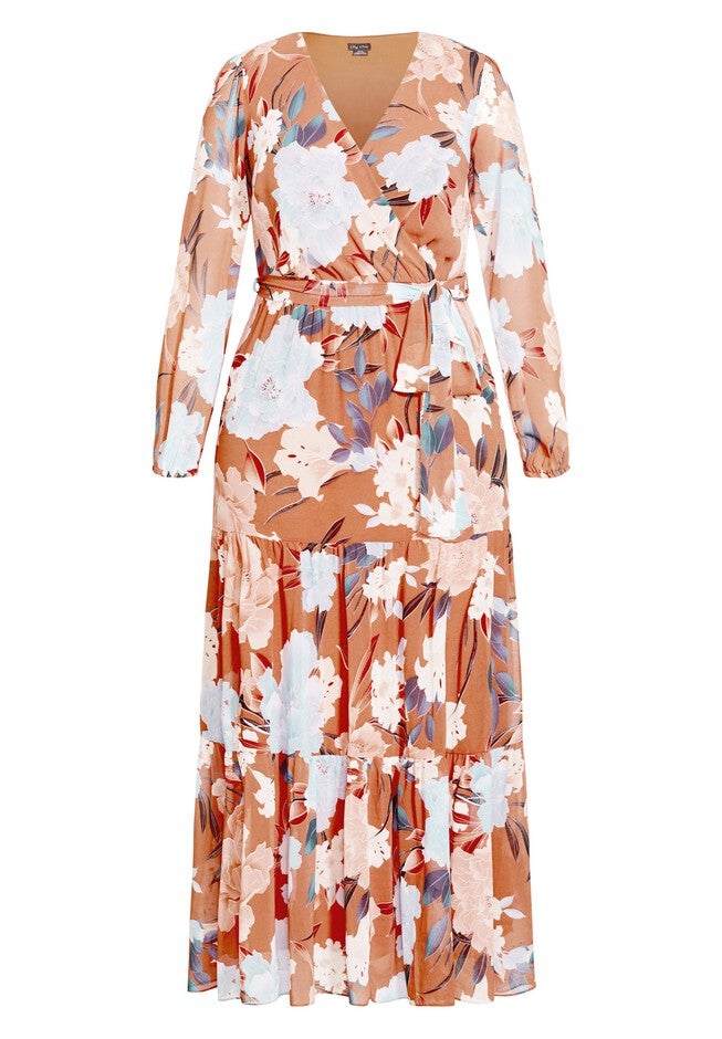Stella Maxi Dress - fudge, BROWN, alternate image number null