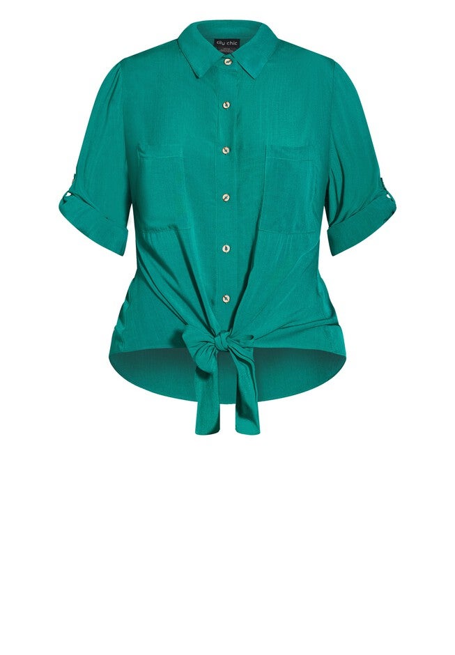 Tropical Tie Top - marine, BLUE, alternate image number null