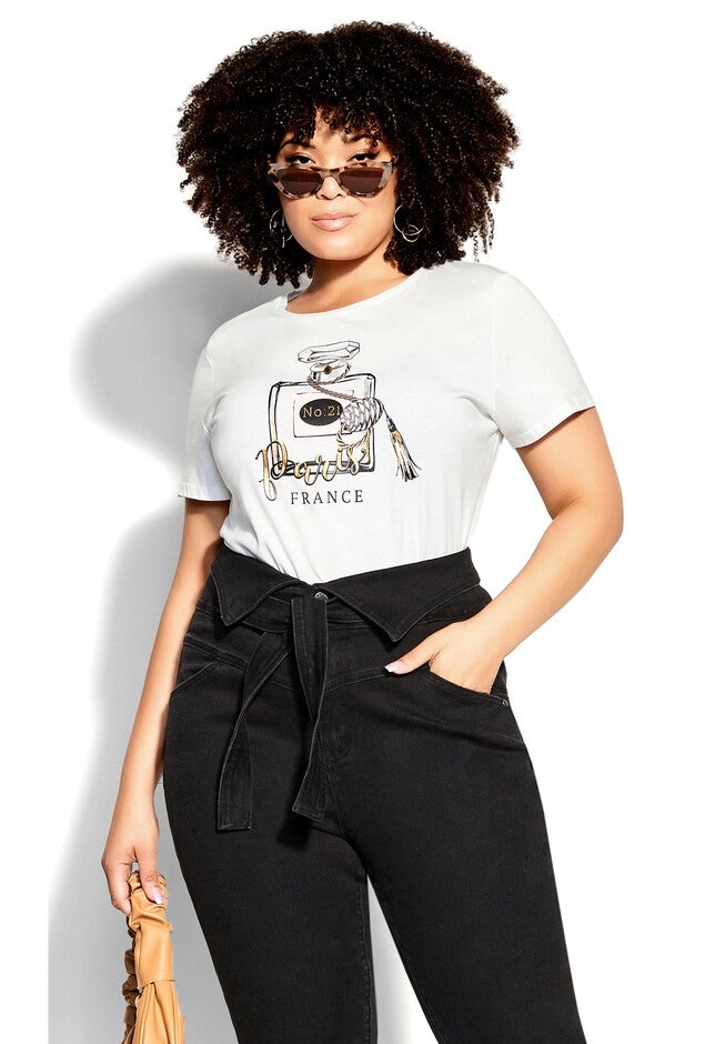 Naomi Tee - ivory, WHITE, hi-res image number 0