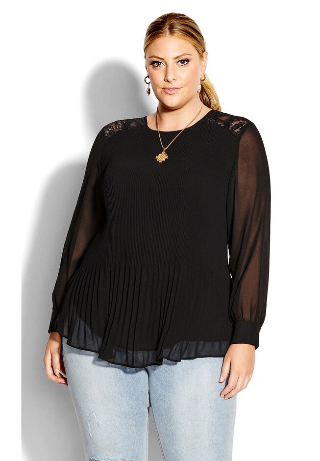 Lust After Top - black, BLACK, hi-res image number null