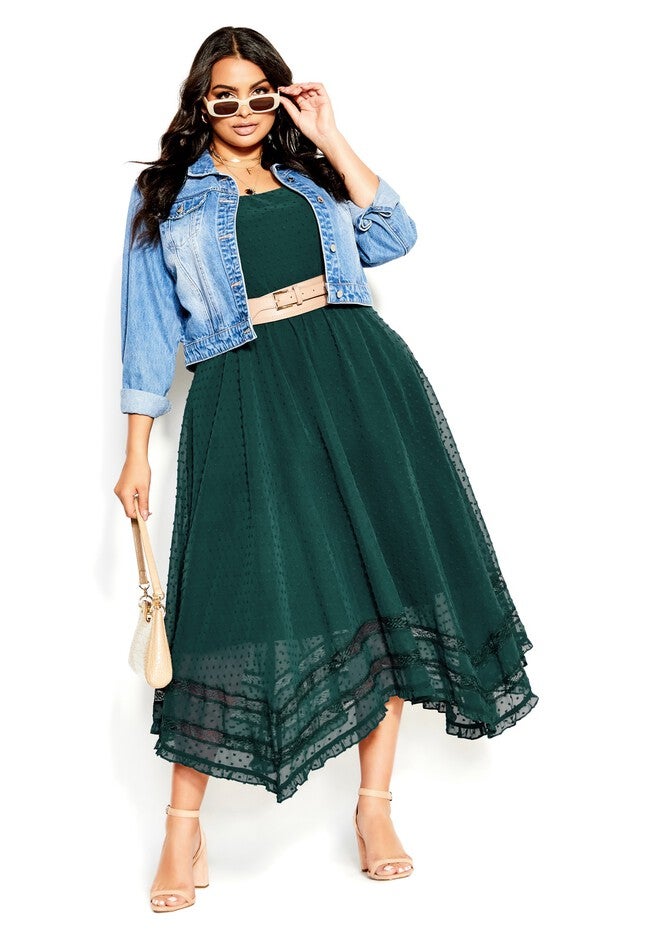 Flirty Nature Dress - jade, GREEN, on-hover image number null