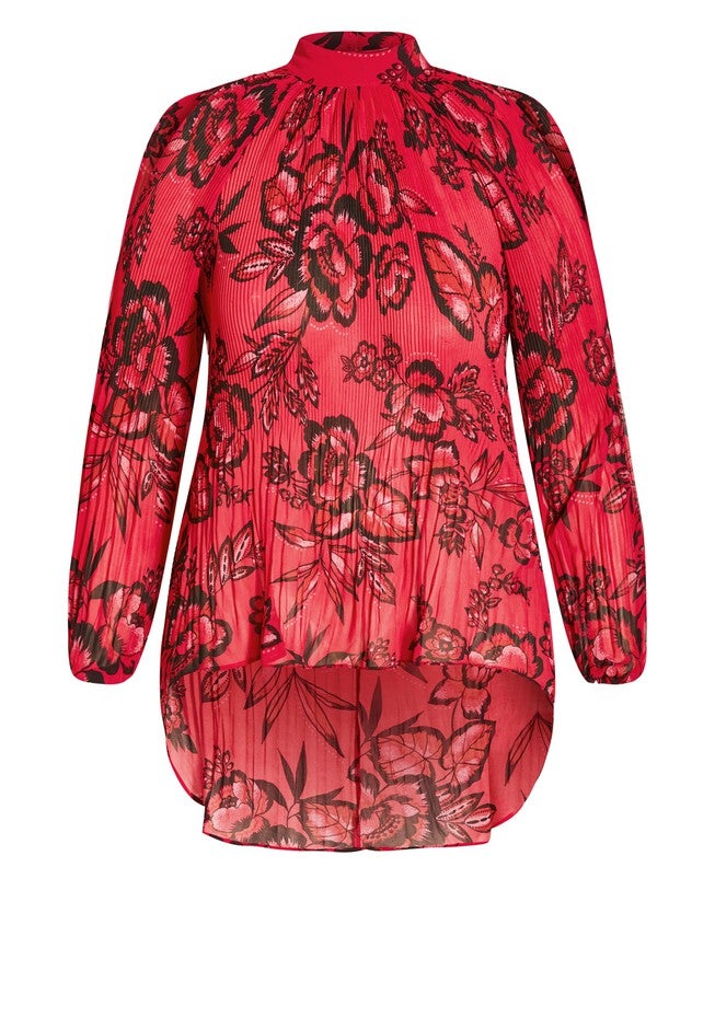 Cherry Bloom Top - cherry, RED, alternate image number null