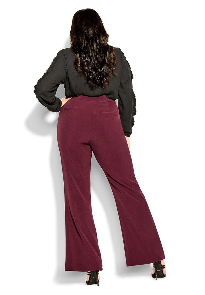 Tuxe Luxe Pant - claret, RED, on-hover image number 1