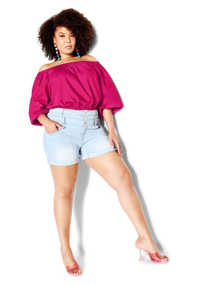 Sevyn Top - pop pink, PINK, on-hover image number 1