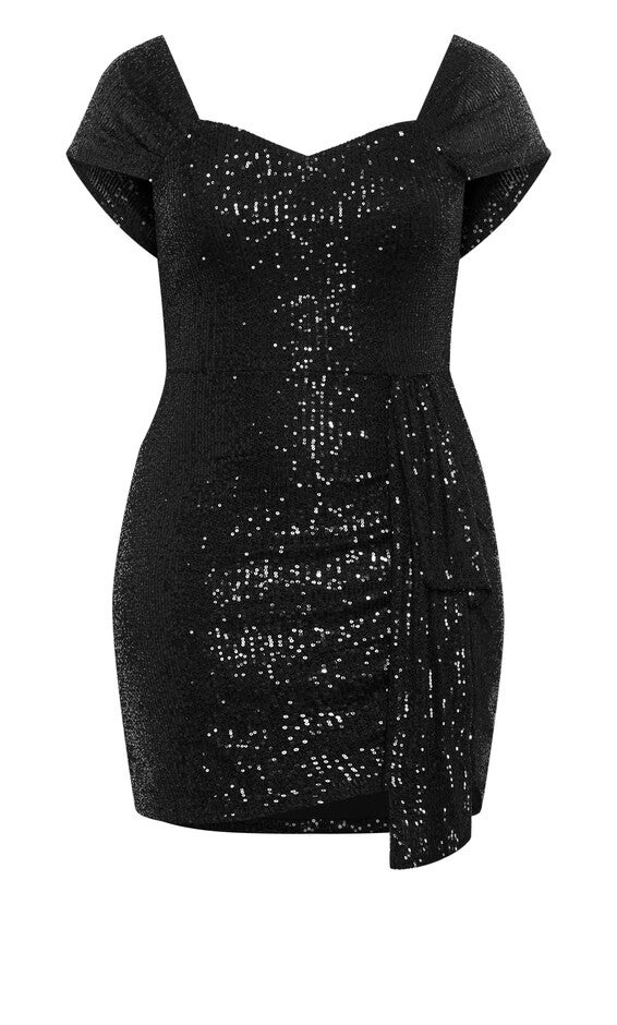Liana Dress - black, BLACK, alternate image number null