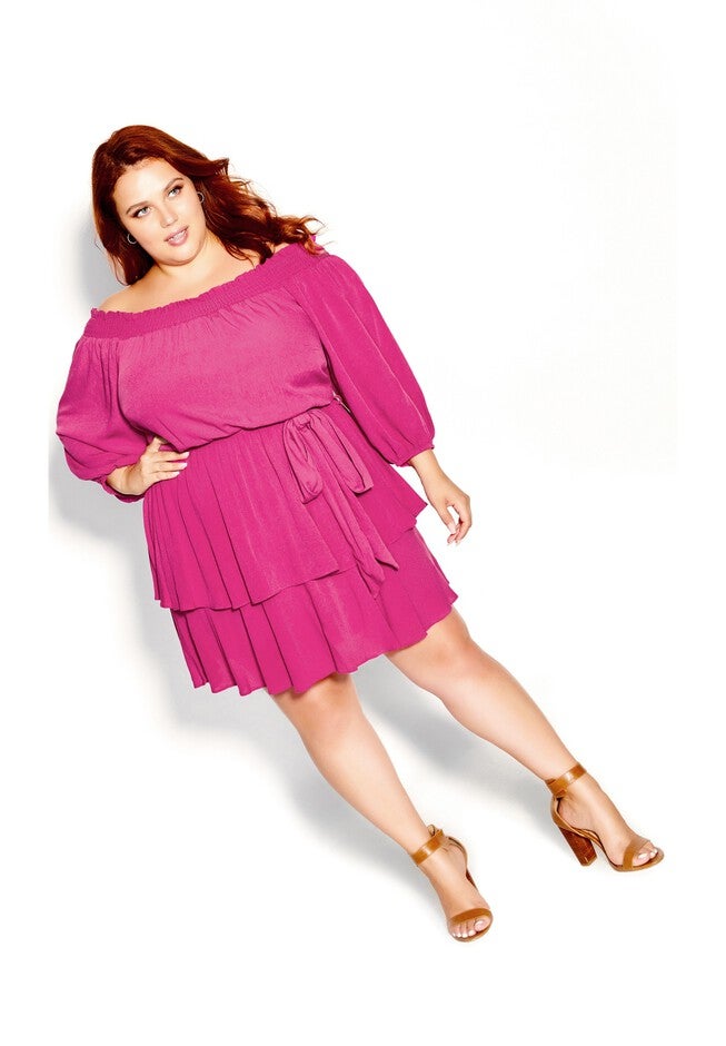 Bettina Dress - fuchsia, PINK, on-hover image number null