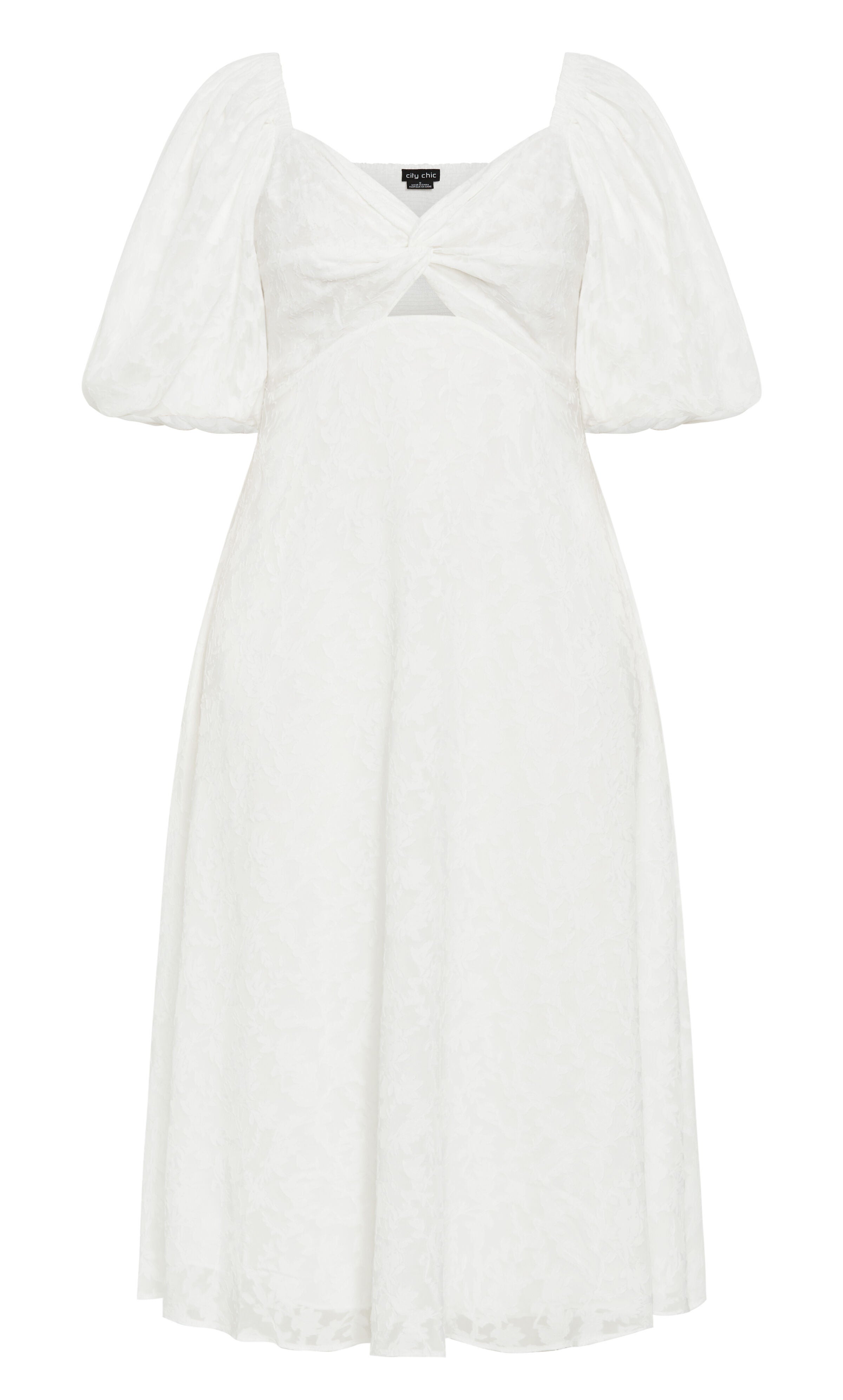 Inez Dress - ivory, WHITE, alternate image number 3