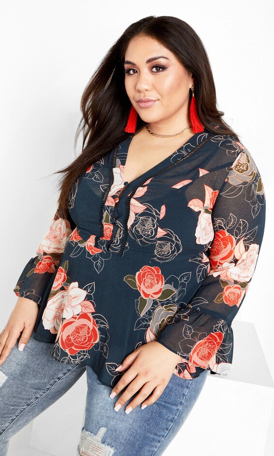 Mya Top - navy, BLUE, hi-res image number null