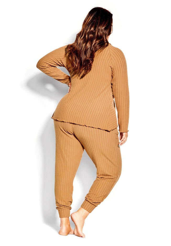 Ella Sleep Top - caramel, BROWN, on-hover image number null