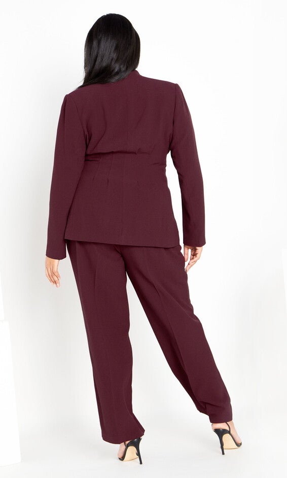 Audrie Jacket - oxblood, RED, alternate image number 3