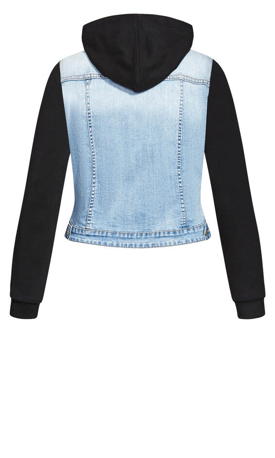 Denim Street Jacket - light wash, BLUE, alternate image number 6