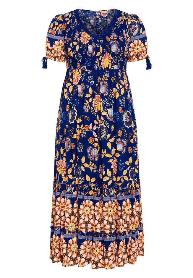 Eva Dress, BLUE BITTERSWEET, alternate image number 2