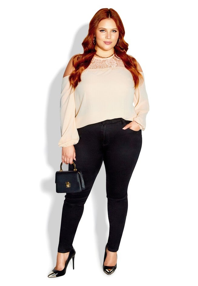 Natalia Top - buff, BEIGE, alternate image number 5