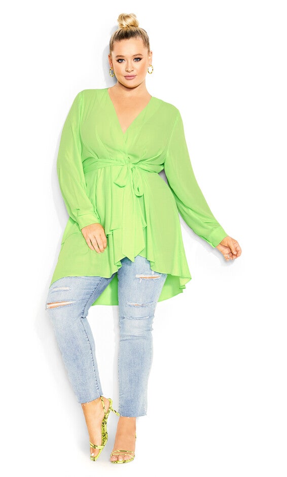 Shibara Top - citrus, YELLOW, alternate image number 4