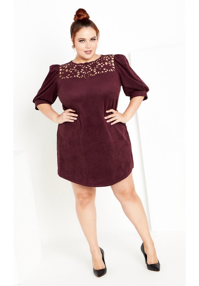 Whitney Dress - ruby, RED, hi-res image number null