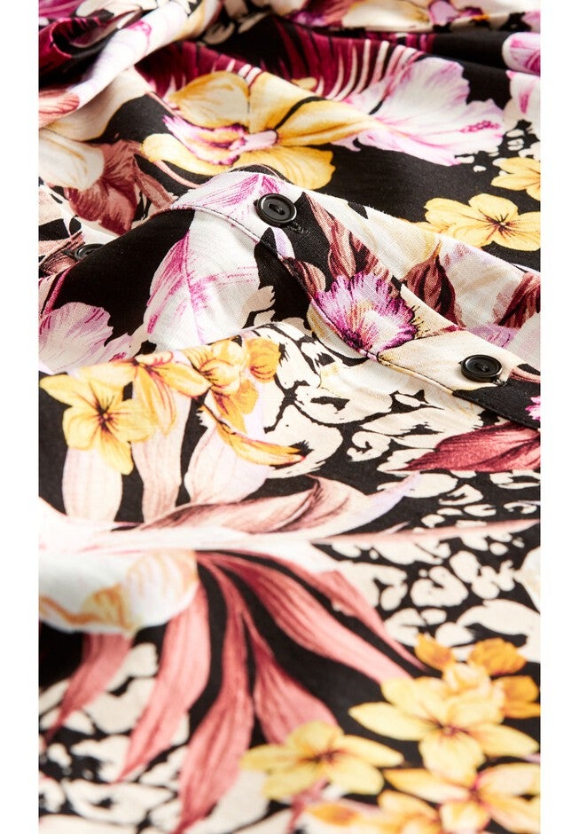 Mahe Shirt Dress - black, BLACK, alternate image number null