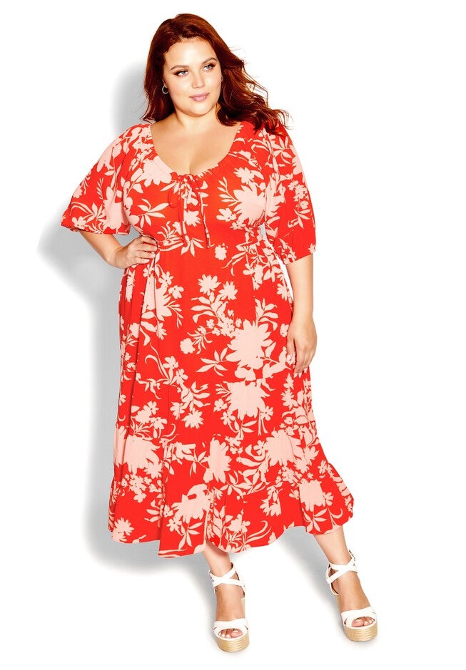Ava Maxi Dress - cherry, RED, hi-res image number null