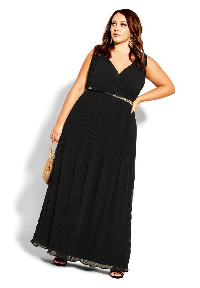 Eleanor Maxi Dress - black, BLACK, hi-res image number 0