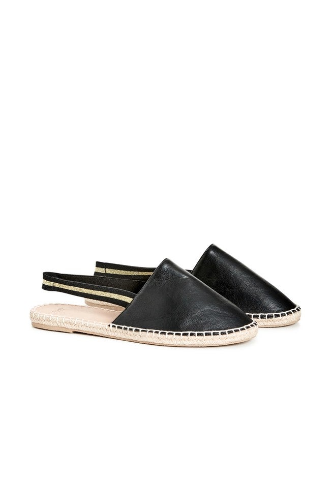 Sling Back Espadrille, BLACK, alternate image number null