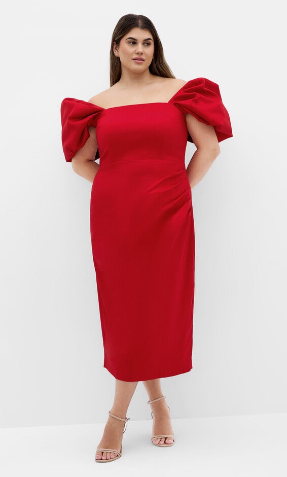 Elyse Dress - red, RED, hi-res image number null