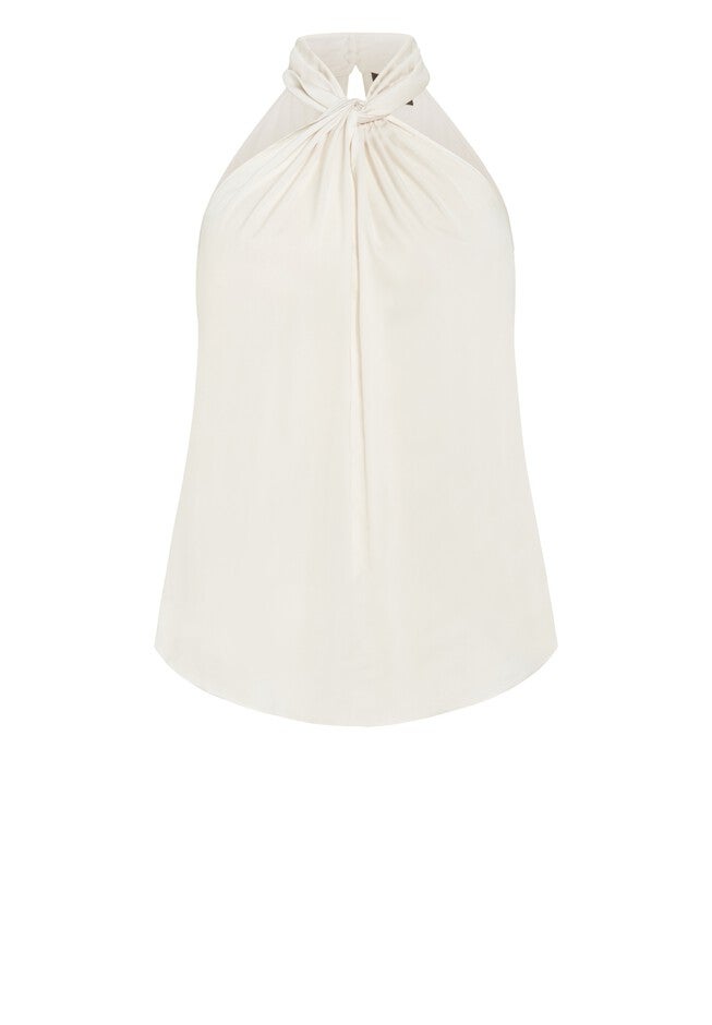 Sexy Twist Top - oat, BEIGE, alternate image number null