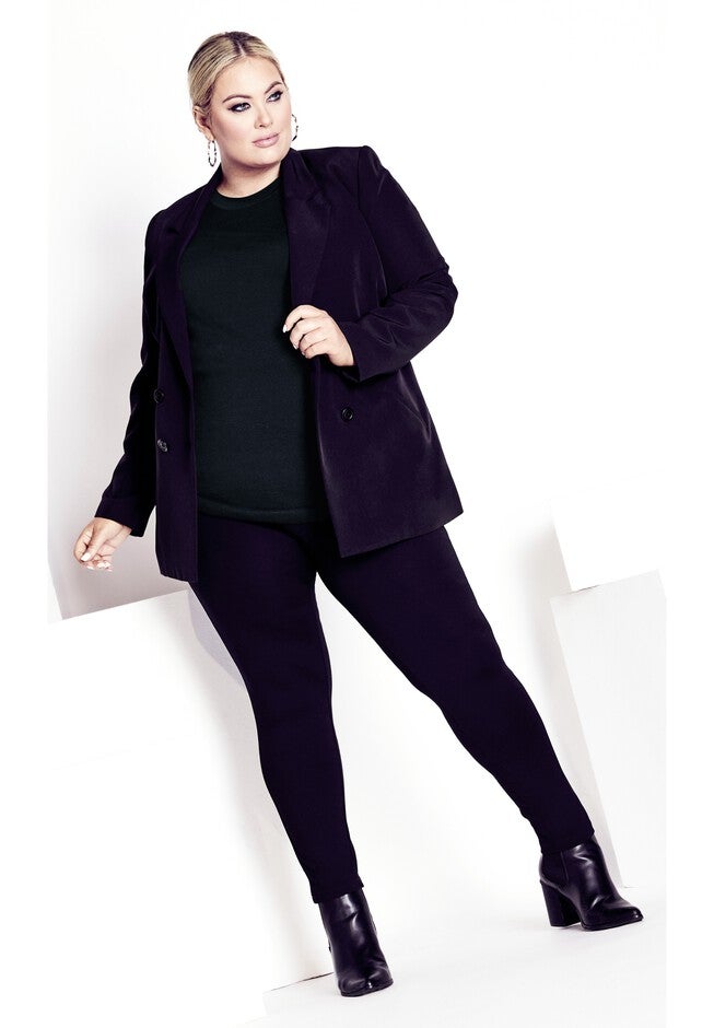 Tully Curved Hem Sweater, MIDNIGHT, alternate image number null