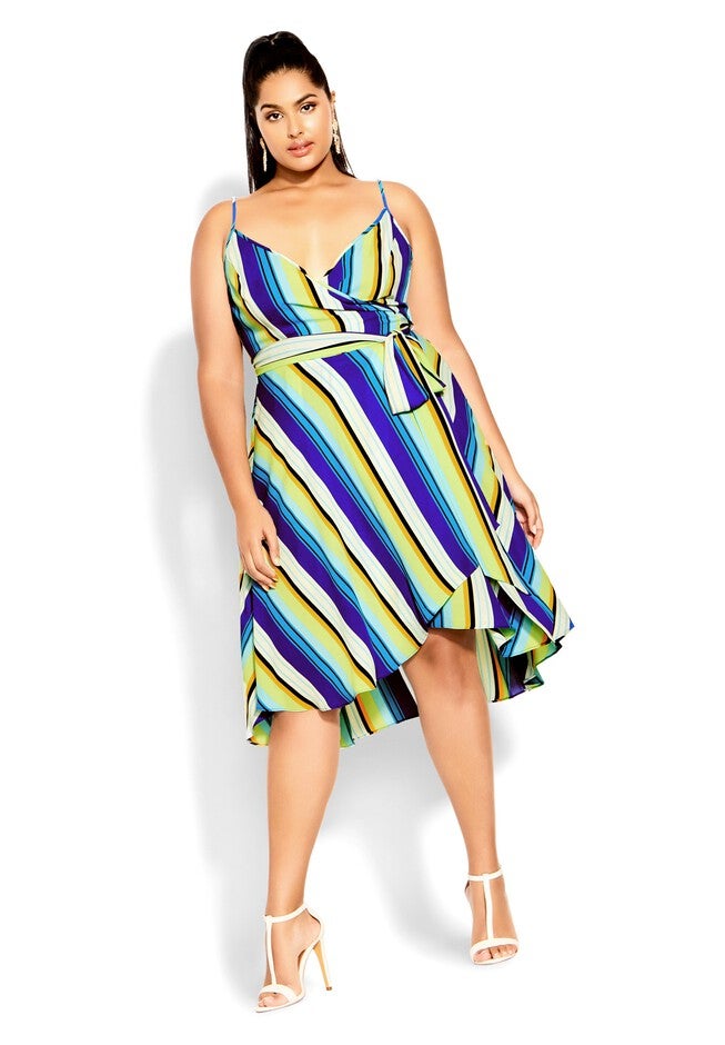Elise Dress - cobalt, WHITE, hi-res image number 0