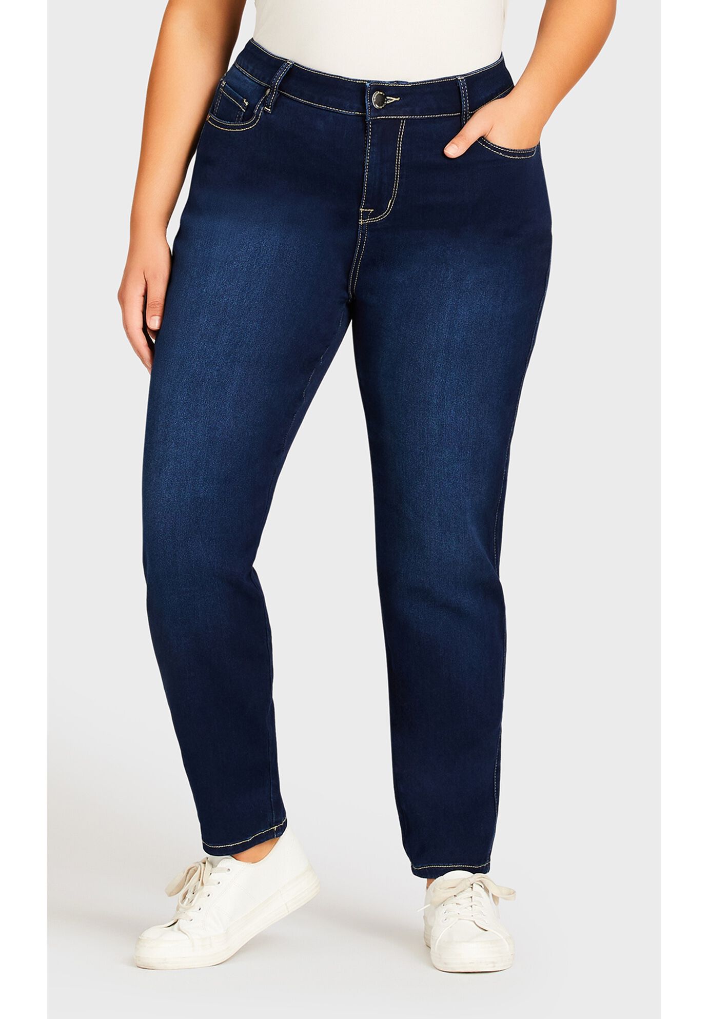 Stretch Skinny Jean, DARK WASH, alternate image number 3